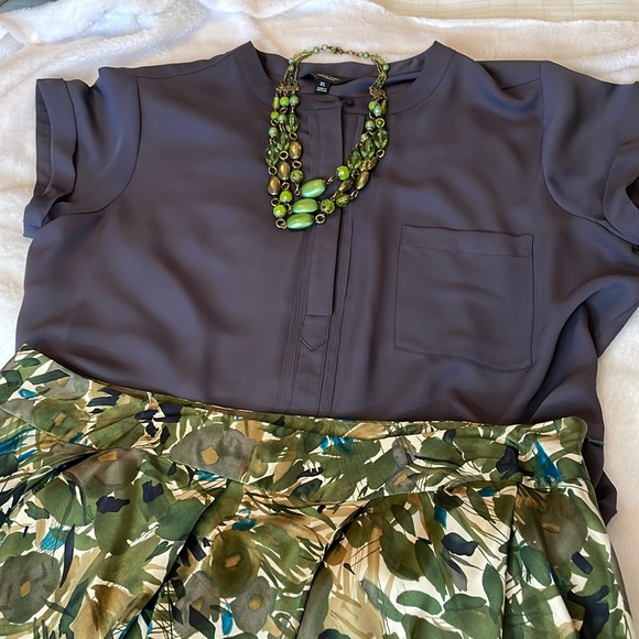 Rare 💯% Silk Jones New York NWT Full Skirt - Picture 17 of 17